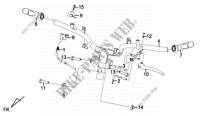 CABLE SWITCH HANDLE LEAVER per SYM FIDDLE III 125 (XA12W1-IT) (L4) 2014
