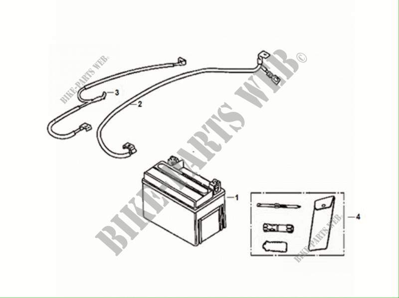BATTERY   TOOL BOX per SYM MIO 50I (FS05W2-NL) (E5) (M1) 2021