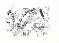 FRAME BODY   ENGINE HANGER per SYM ORBIT III 50 (XE05W2-EU) (E5) (M1) 2021
