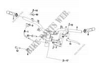 CABLE SWITCH HANDLE LEAVER per SYM FIDDLE II (25 KMH) (AF05W1-6) (L0-L3) 2012
