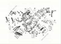 FRAME BODY   ENGINE HANGER per SYM JET X 125 ABS (XH12WX-EU) (E5) (M1) 2021