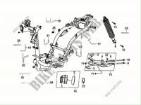 FRAME BODY   ENGINE HANGER per SYM ORBIT III 125 (XE12W2-EU) (E5) (M1) 2021