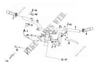 CABLE SWITCH HANDLE LEAVER per SYM FIDDLE II 50 (45 KMH) (AF05W-6) (L0-L4) 2013