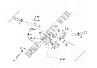 CABLE SWITCH HANDLE LEAVER per SYM JET 4 R50 (JD05W2-6) (L1-L5) 2011