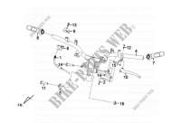 CABLE SWITCH HANDLE LEAVER per SYM FIDDLE II 50 (45 KMH) (AF05W-F) (NEW ENGINE) (K9-L2) 2010