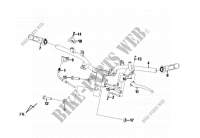 CABLE SWITCH HANDLE LEAVER per SYM FIDDLE II 50 (45 KMH) (AF05W-S) (NEW ENGINE) (K9-L2) 2012