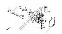 COPERCHIO CARTER POSTERIORE COMP. per SYM GTS 300I ABS (LN30W7-EU) (L4) 2014