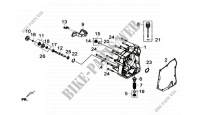 COPERCHIO CARTER POSTERIORE COMP. per SYM GTS 300I ABS (LN30W9-EU) (L7-M0) 2018