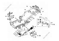 CORPO TELAIO   PORTA MOTORE per SYM GTS 125I (LN12W1-F) (L2-L3) 2012