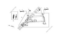 CAVALLETTO CENTRALE per SYM MAXSYM 400 EFI ABS (LX40A2-6) (L2-L4) 2014