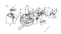 SERBATOIO DI CARBURANTE per SYM MAXSYM 600I ABS (LX60A2-6) (L4) 2014