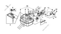 SERBATOIO DI CARBURANTE per SYM MAXSYM 600I ABS (LX60A2-F) (L4) 2014