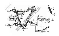 CORPO TELAIO   PORTA MOTORE per SYM MAXSYM 400 EFI ABS (LX40A2-6) (L2-L4) 2012